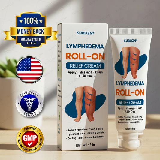 🌟KUBOZN® Roll-On Pump Cream for Lymphatic Drainage & Swelling Relief