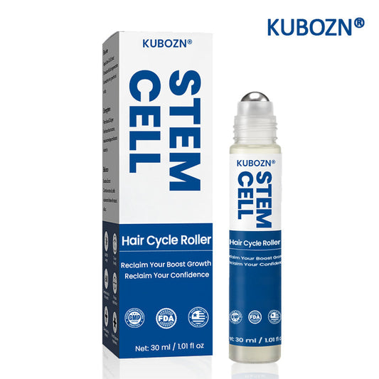 KUBOZN® STEM Cell Hair Cycle Roller: A Breakthrough Micro-Roller That Activates Follicles for Visible Regrowth.