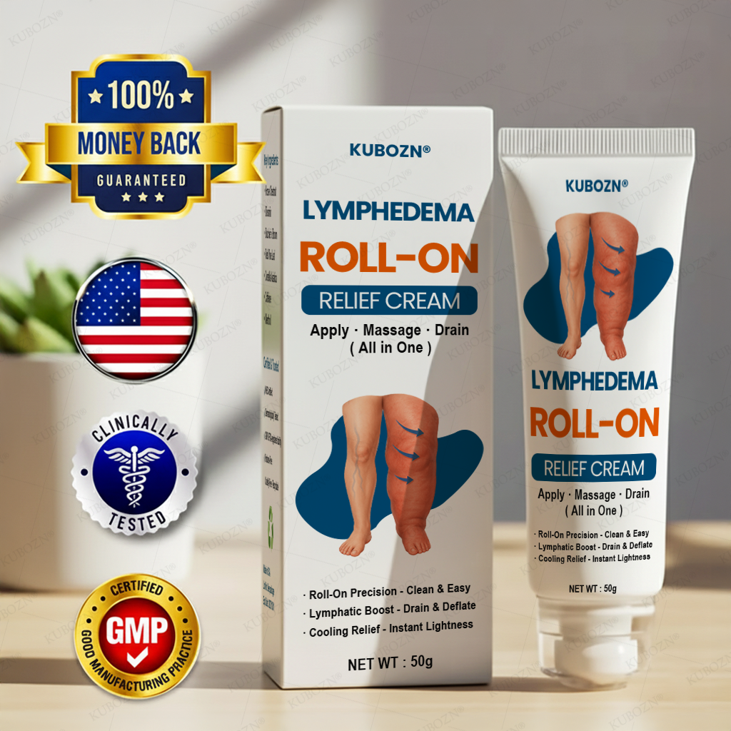 🌟KUBOZN® Roll-On Pump Cream for Lymphatic Drainage & Swelling Relief