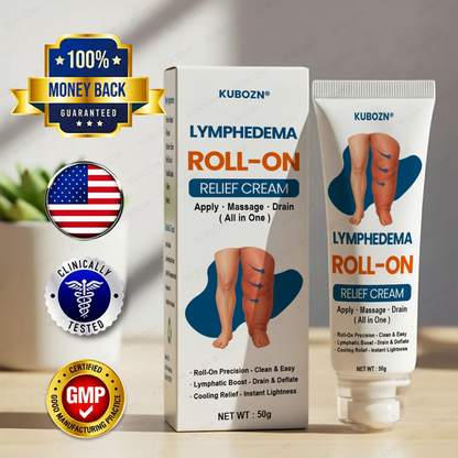 🌟KUBOZN® Roll-On Pump Cream for Lymphatic Drainage & Swelling Relief