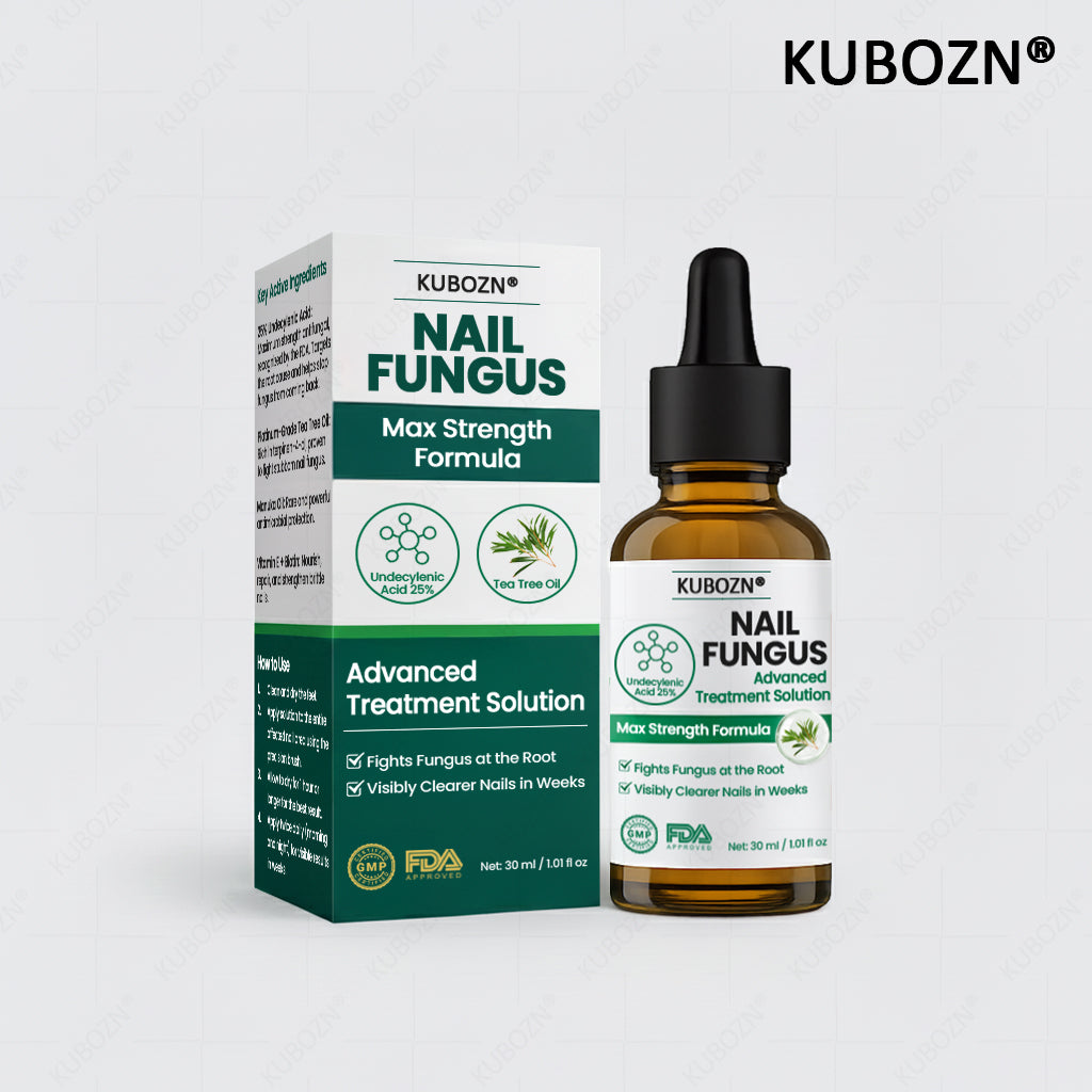 KUBOZN® Antifungal Nail Fungus Treatment Serum – Clear, Strong Nails👣
