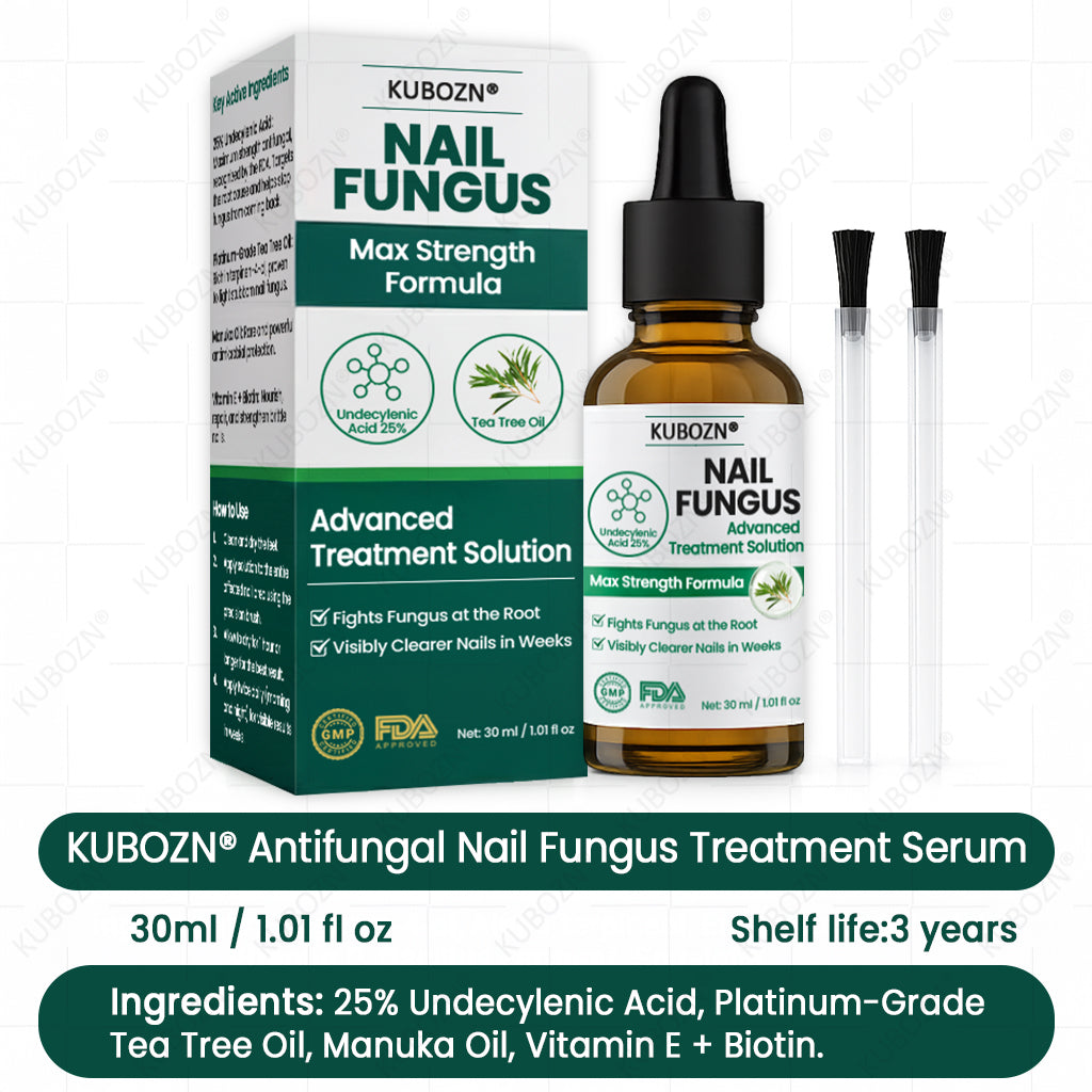 KUBOZN® Antifungal Nail Fungus Treatment Serum – Clear, Strong Nails👣
